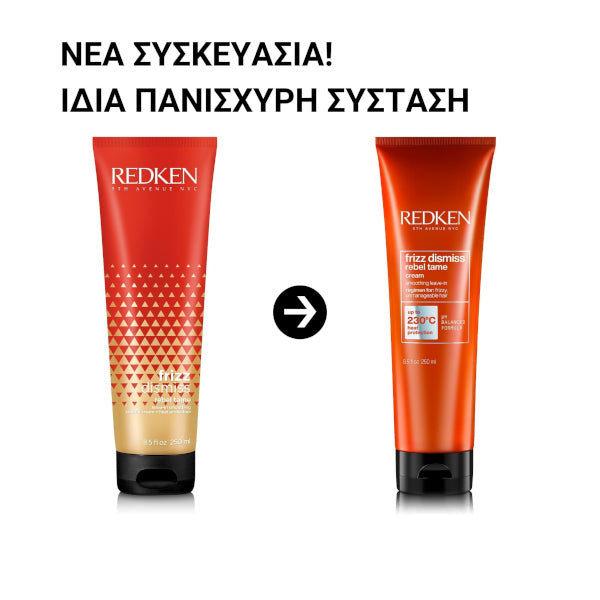 Redken Κρέμα Μαλλιών Dismiss για Ίσιωμα με Ελαφρύ Κράτημα κατά του Φριζαρίσματος 250ml