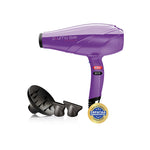 GAMA PLUMA5500 ION VIOLET Επαγγελματικό Πιστολάκι Μαλλιών με 2 στόμια & Φυσούνα 2400 W