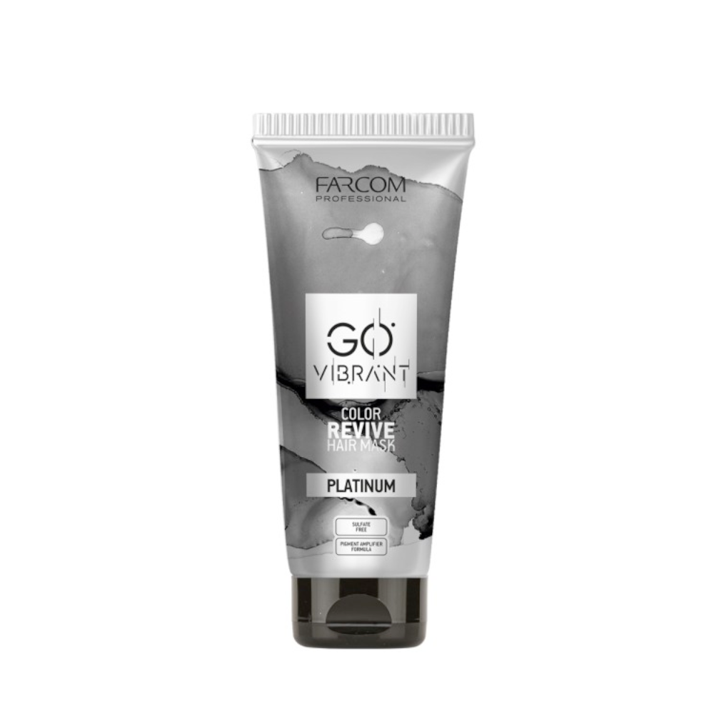 Farcom Professional Go Vibrant Color Revive Hair Mask Platinum 200ml