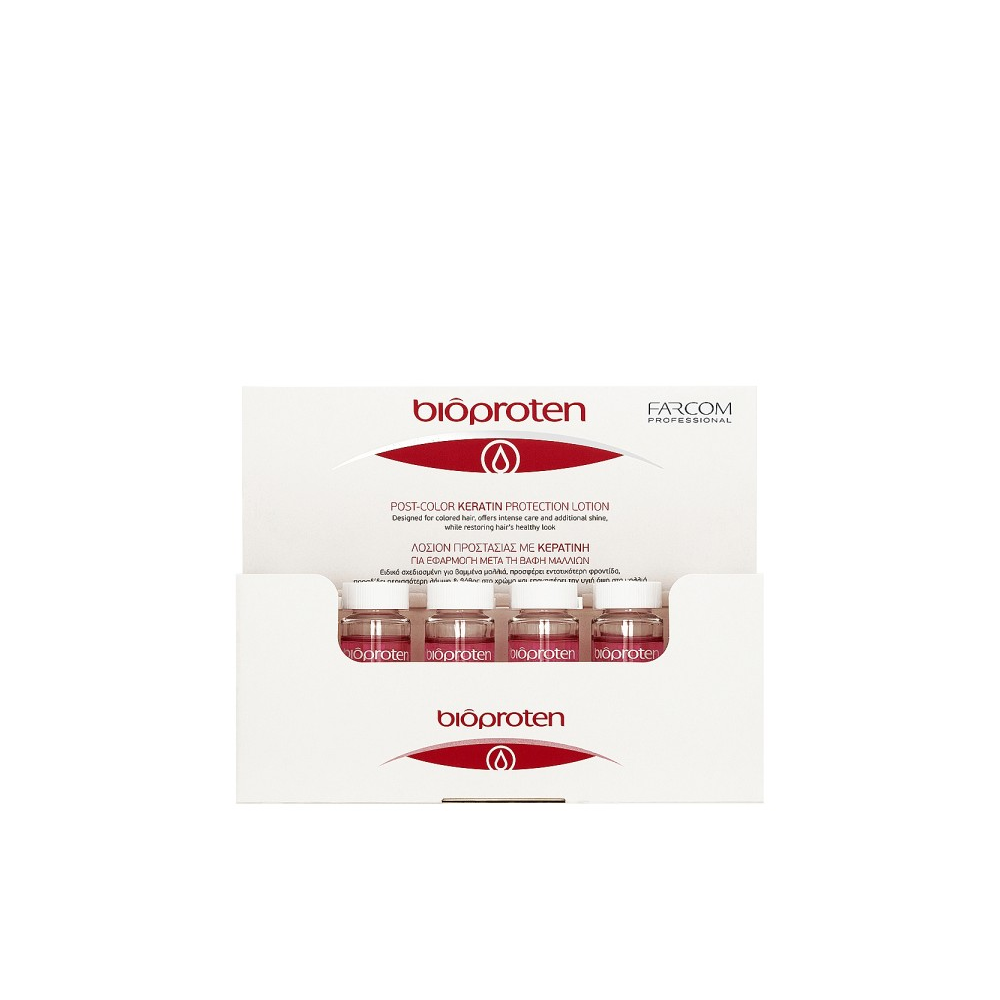 Farcom Seri Bioproten Post Color Αμπούλες Μαλλιών Ενίσχυσης Χρώματος 12x10ml