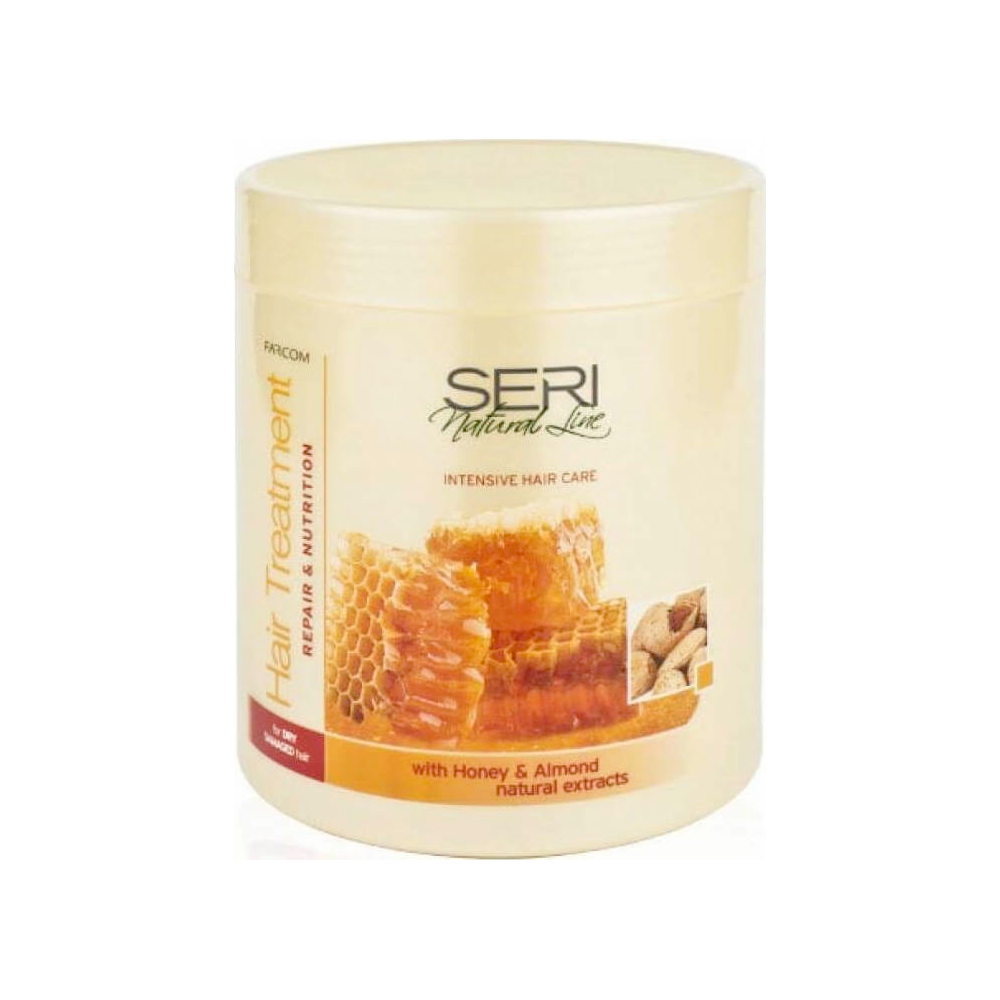 Farcom Seri Natural Line Treatment Almond & Honey Hair Mask for Repairing 1000ml