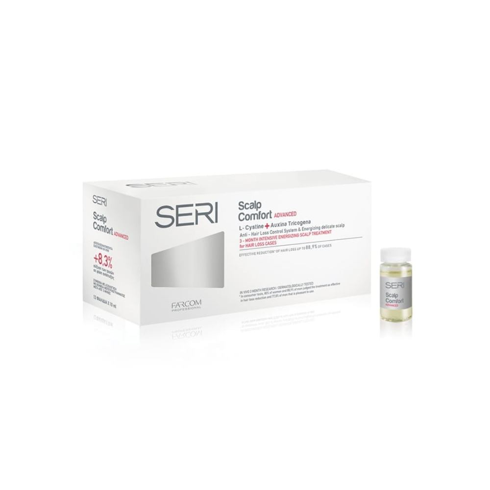 Farcom Seri Scalp Comfort Advanced Αμπούλες Μαλλιών κατά της Τριχόπτωσης για Άνδρες 12x10ml