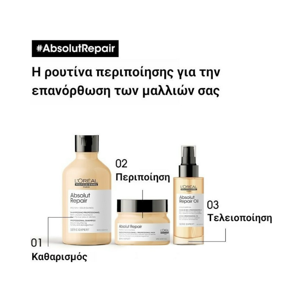 L'Oréal Professionnel Serie Expert Absolut Repair Μάσκα Μαλλιών για Ενδυνάμωση 500ml