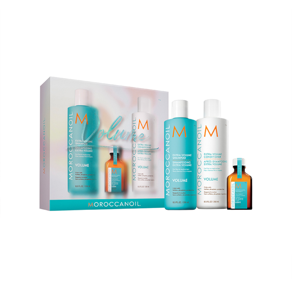 Moroccanoil Spring Volume Σετ Περιποίησης Μαλλιών με Σαμπουάν, Conditioner και Treatment 3τμχ