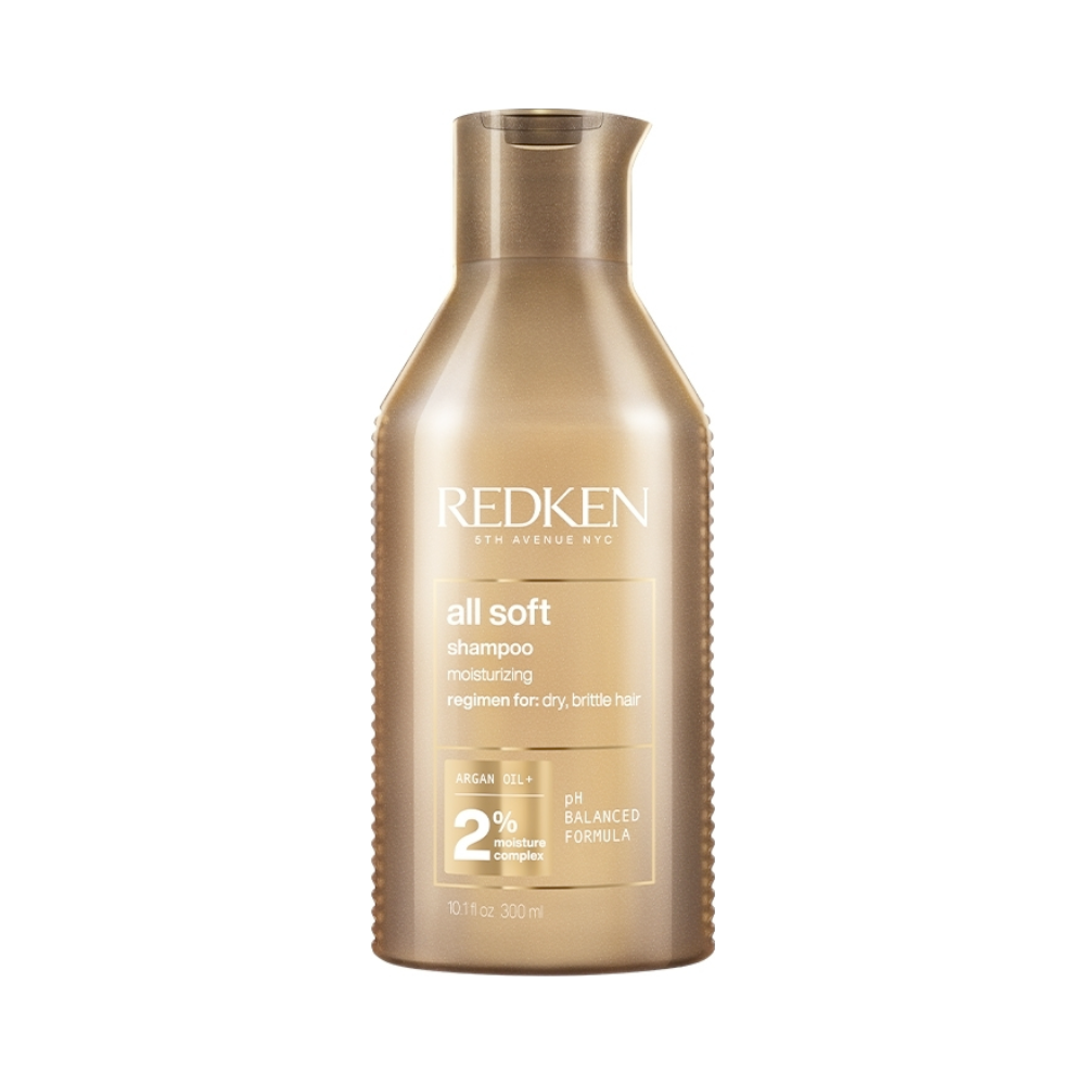Redken All Soft Σαμπουάν για Λάμψη για Όλους τους Τύπους Μαλλιών 300ml