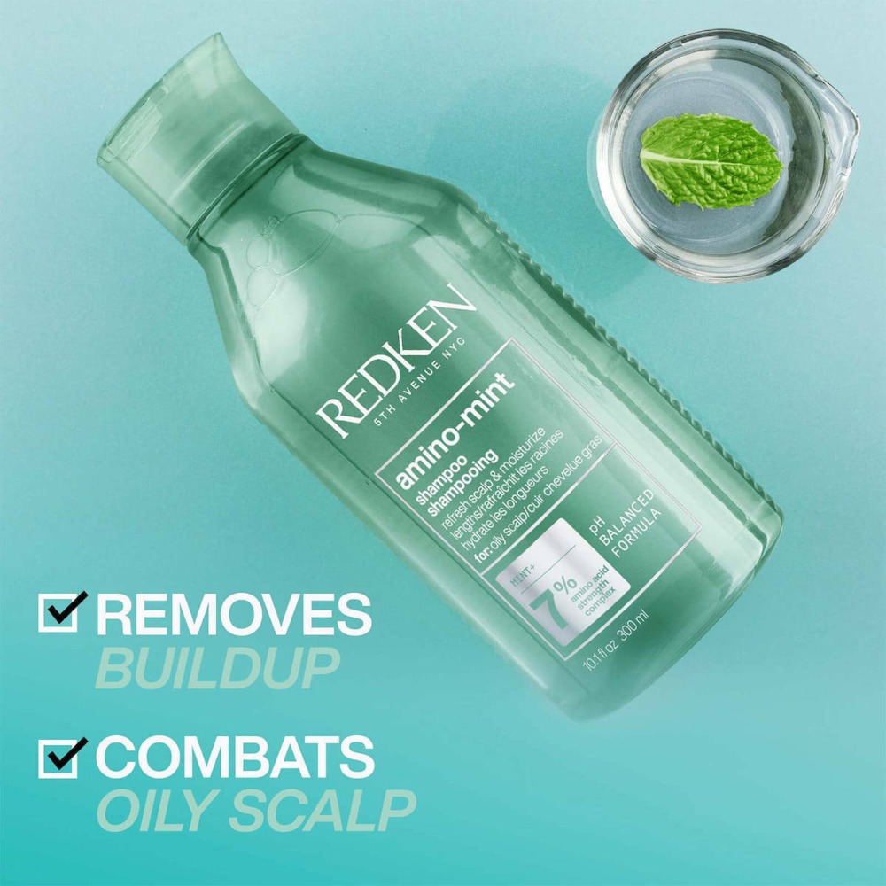 Redken Retail Amino-Mint Scalp Σαμπουάν για το Ευαίσθητο Τριχωτό για Όλους τους Τύπους Μαλλιών 300ml