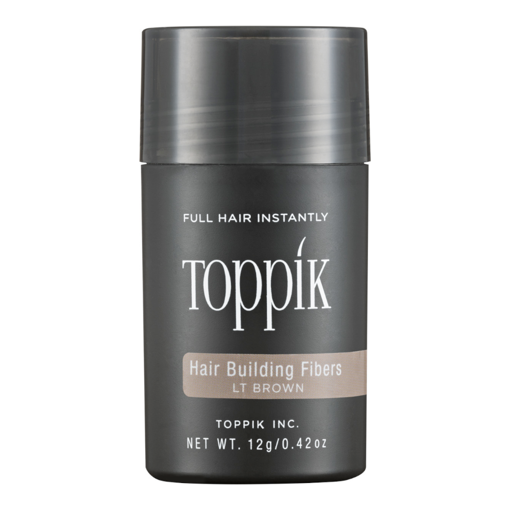 Toppik Ίνες Κάλυψης Αραίωσης Μαλλιών με Κερατίνη Hair Building Fibers Regular Light Brown 12gr