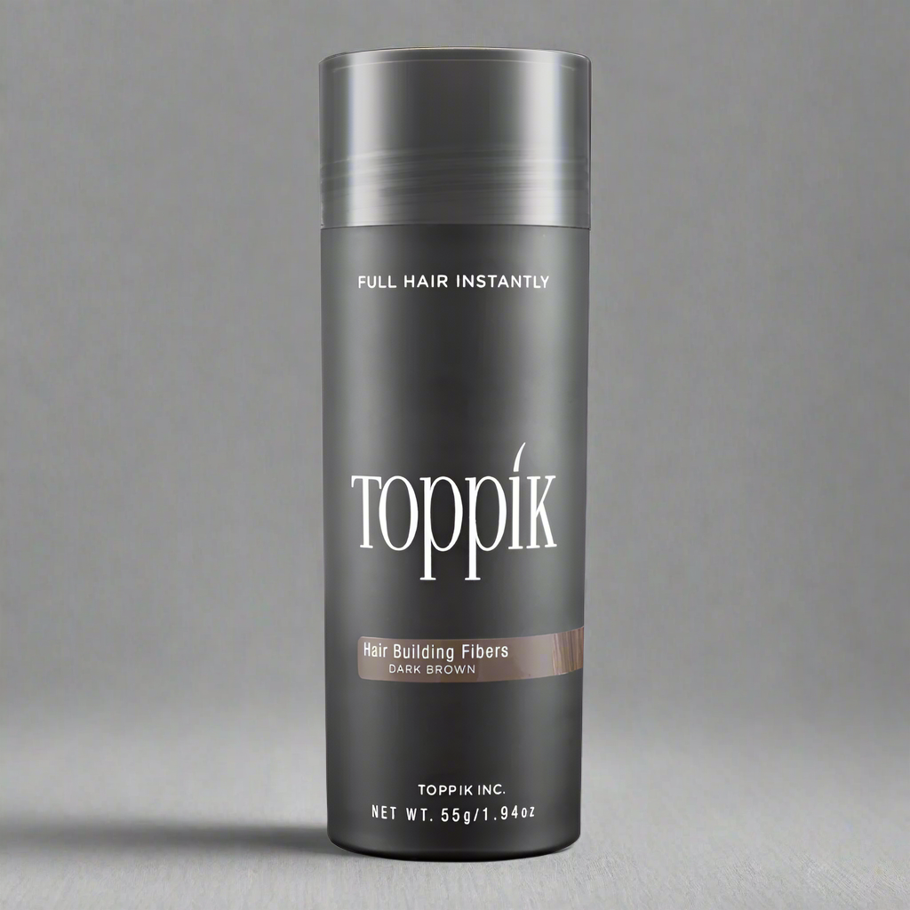 Toppik Ίνες Κάλυψης Αραίωσης Μαλλιών με Κερατίνη Hair Building Fibers Giant Dark Brown 55gr