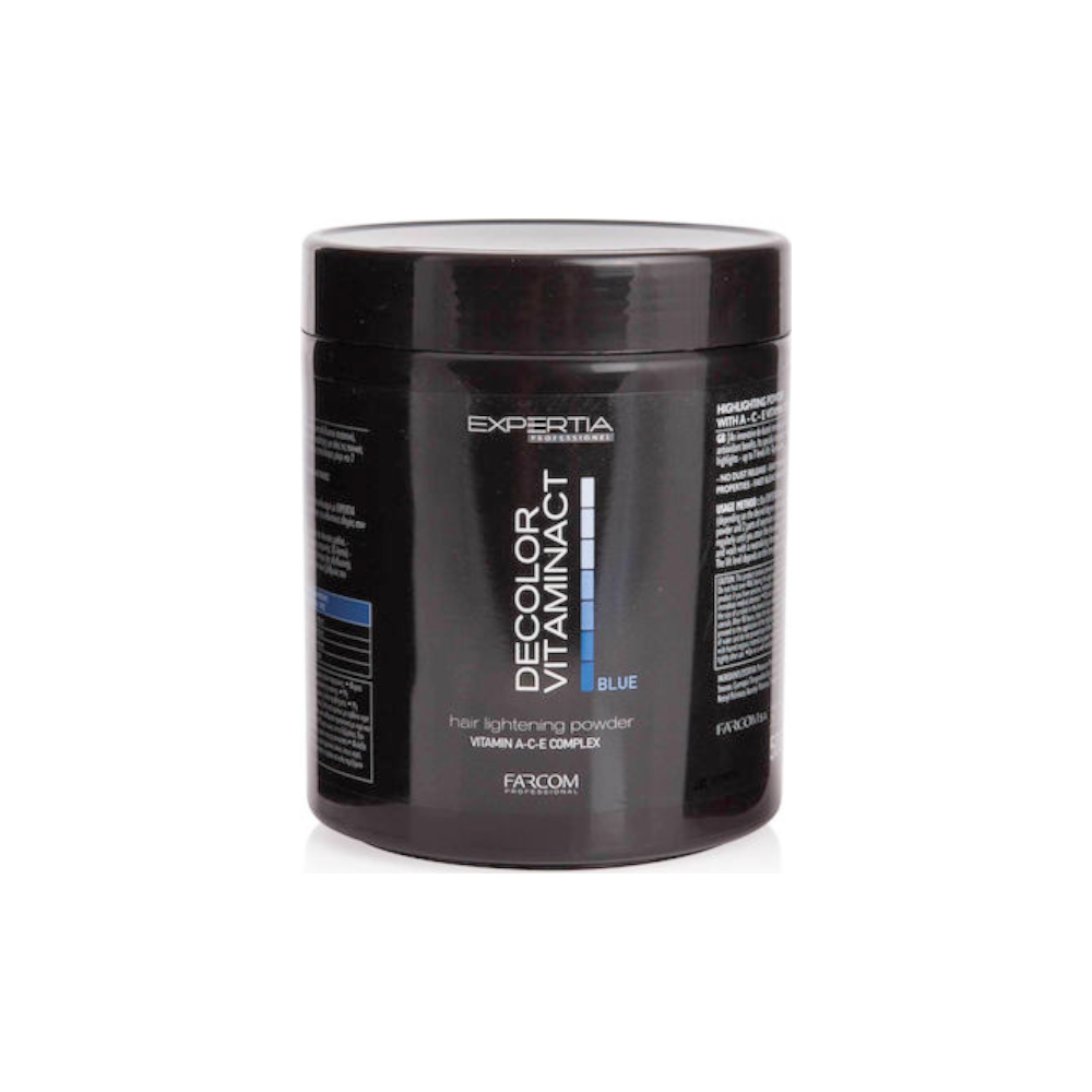 Farcom Expertia Professionel Decolor Vitaminact Σκόνη Ξανοίγματος έως 7 Τόνους 500ml 500gr