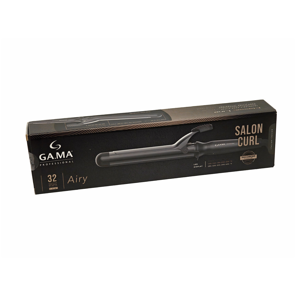 GAMA SALON CURL 32 MM Επαγγελματικό Ψαλίδι Μαλλιών 32 mm για μπούκλες με Επίστρωση Τιτανίου 220°C