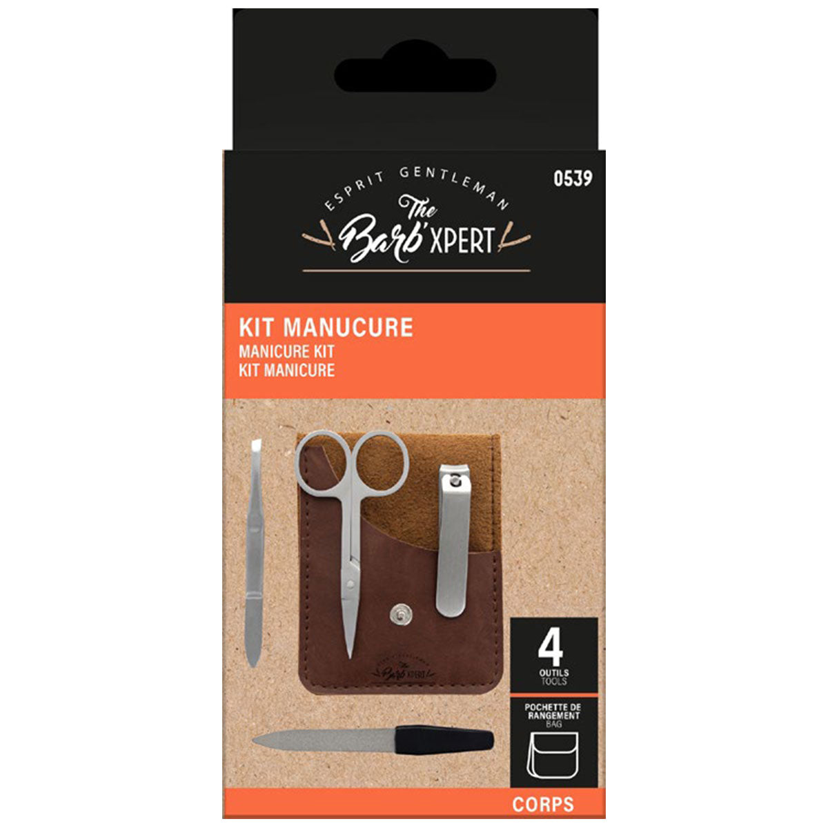 BARB' XPERT ACCESSORIES 539 Σετ Μανικιούρ Πεντικιούρ