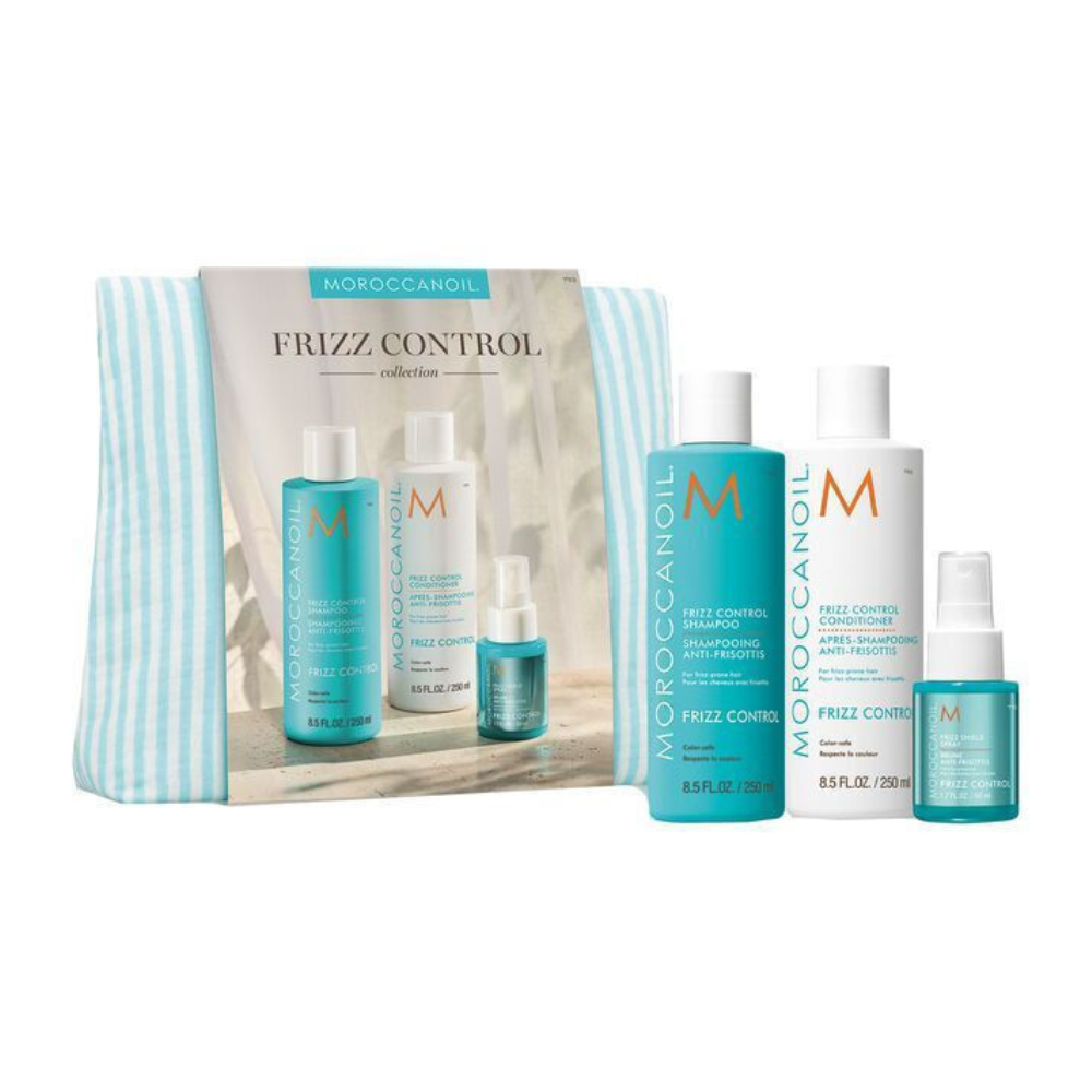 Moroccanoil Frizz Control Σετ Περιποίησης Μαλλιών με Σαμπουάν, Conditioner & Spray 4τμχ