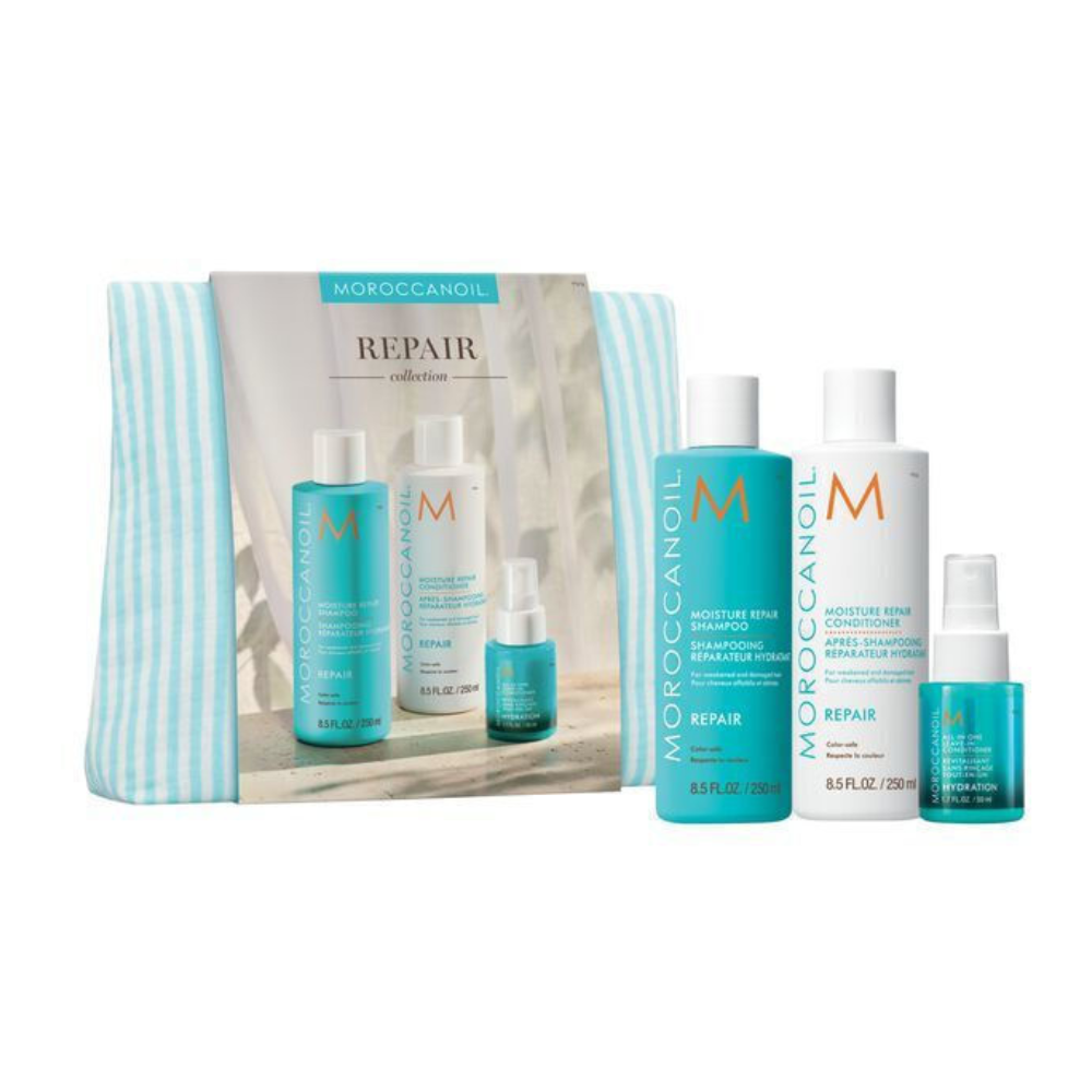 Moroccanoil Repair Σετ Περιποίησης Μαλλιών Αναδόμησης & Θρέψης για Ταλαιπωρημένα Μαλλιά με Σαμπουάν & Conditioner 3τμχ