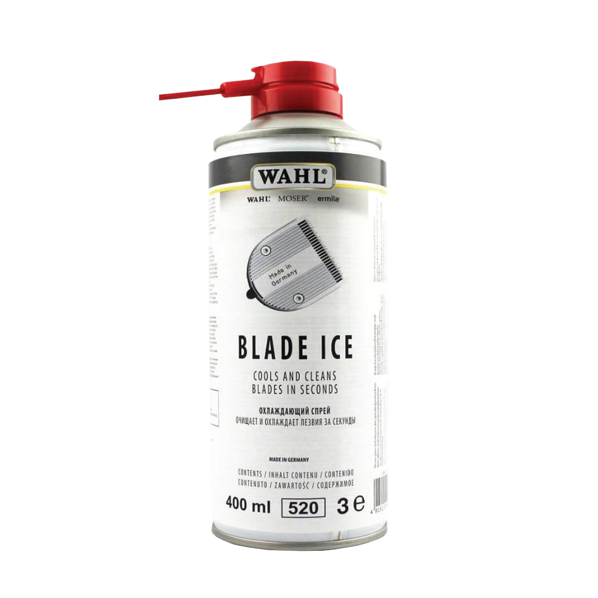 WAHL PREMIUM BLADE ICE 400ML Spray Ψύξης Κεφαλών Κουρευτικών Μηχανών