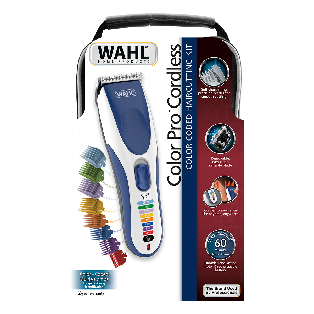 WAHL COLOR PRO CORDLESS Κουρευτική Μηχανή Ρεύματος-Επαναφορτιζόμενη