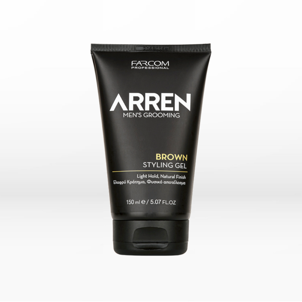 Farcom Arren Brown Styling Gel Μαλλιών με Χρώμα για Γκρίζα Μαλλιά 150ml