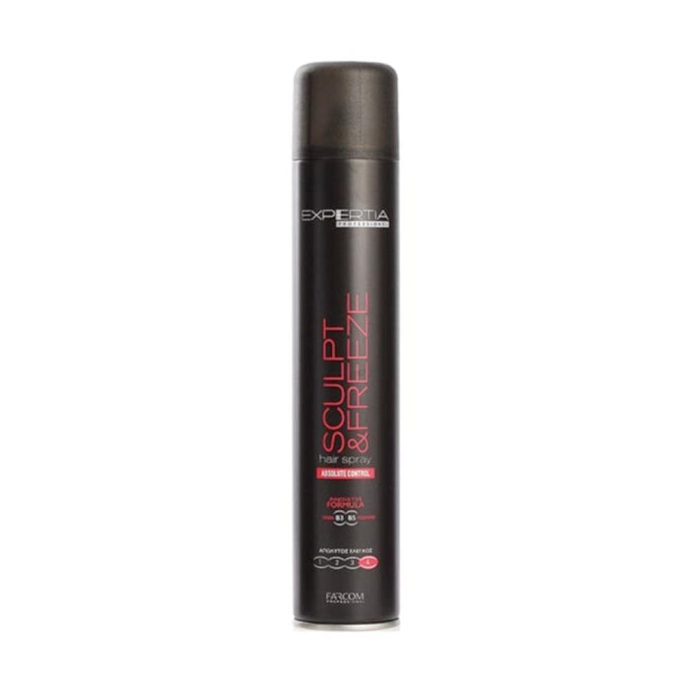 Farcom Expertia Professionel Sculpt & Freeze Spray Μαλλιών για Κράτημα 500ml