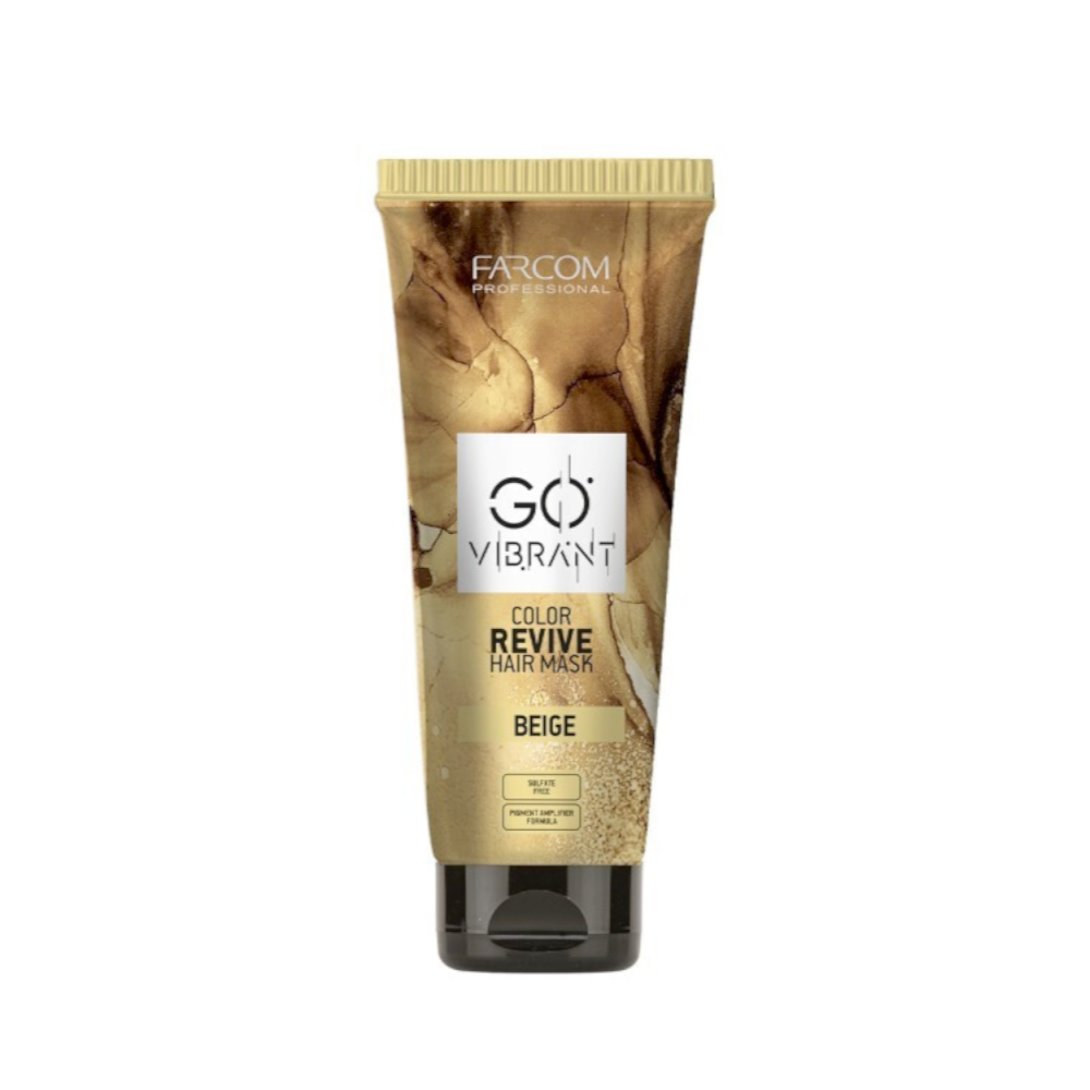 Farcom Professional Go Vibrant Color Revive Hair Mask Beige 200ml
