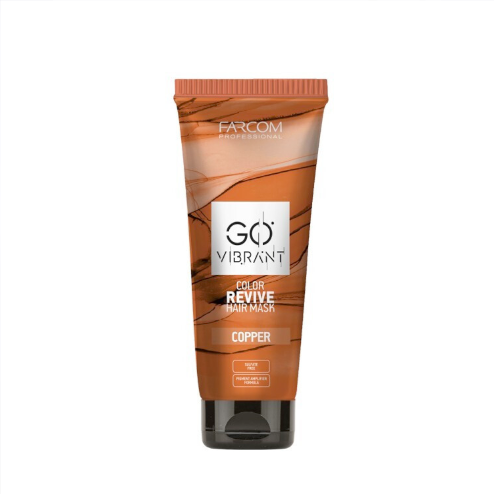 Farcom Professional Go Vibrant Color Revive Hair Mask Copper 200ml