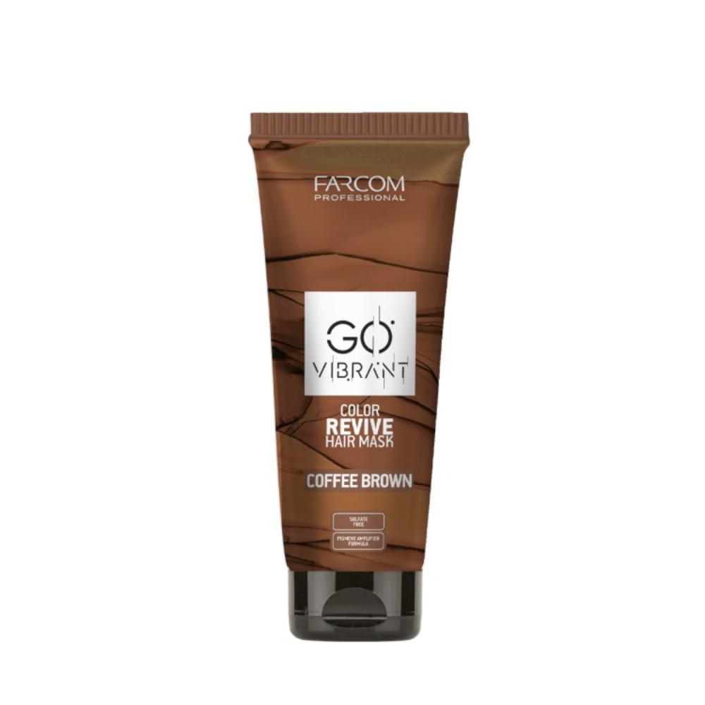 Farcom Professional Go Vibrant Color Revive Hair Mask Coffee Brown 200ml