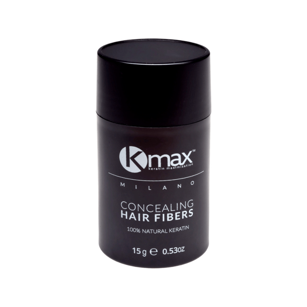 Kmax Milano Ίνες Κάλυψης Αραίωσης Μαλλιών με Κερατίνη Hair Fibers Regular Γκρι 15gr