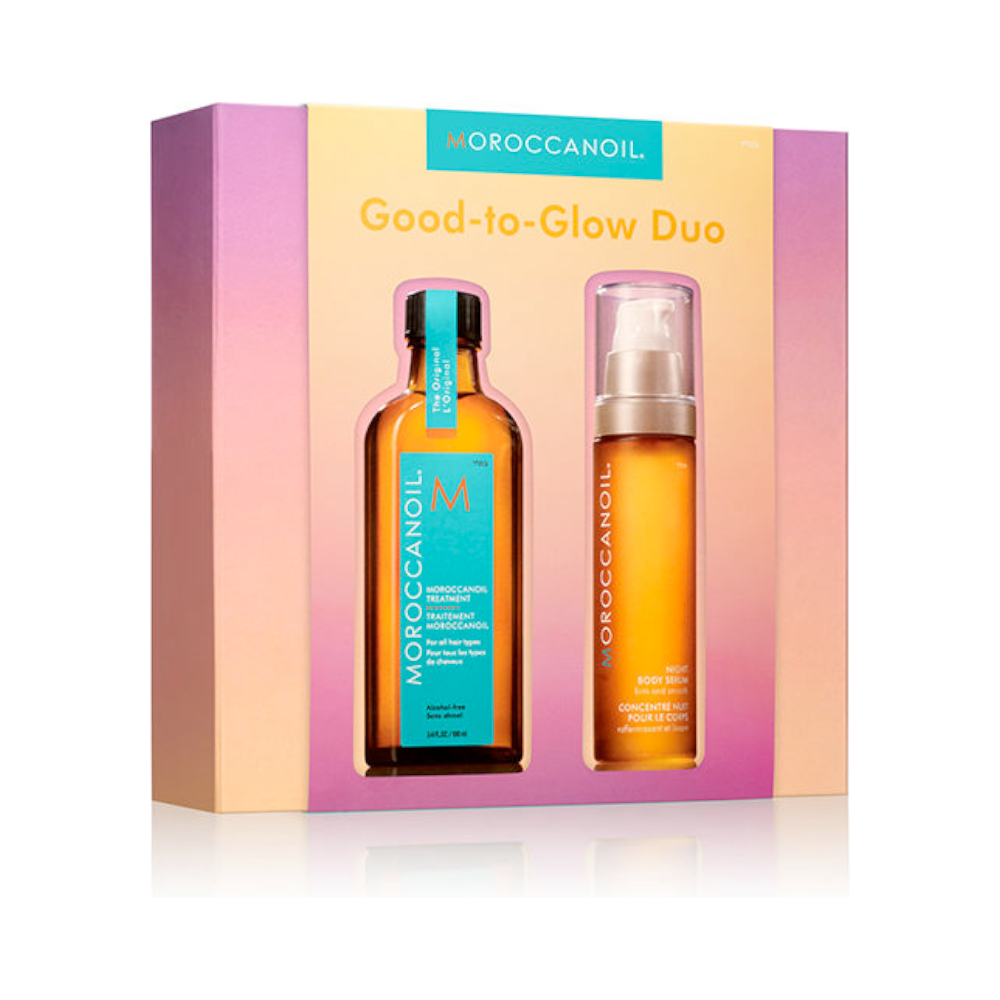Moroccanoil Good-to-Glow Duo Σετ Θεραπείας Μαλλιών με Serum και Treatment 2τμχ