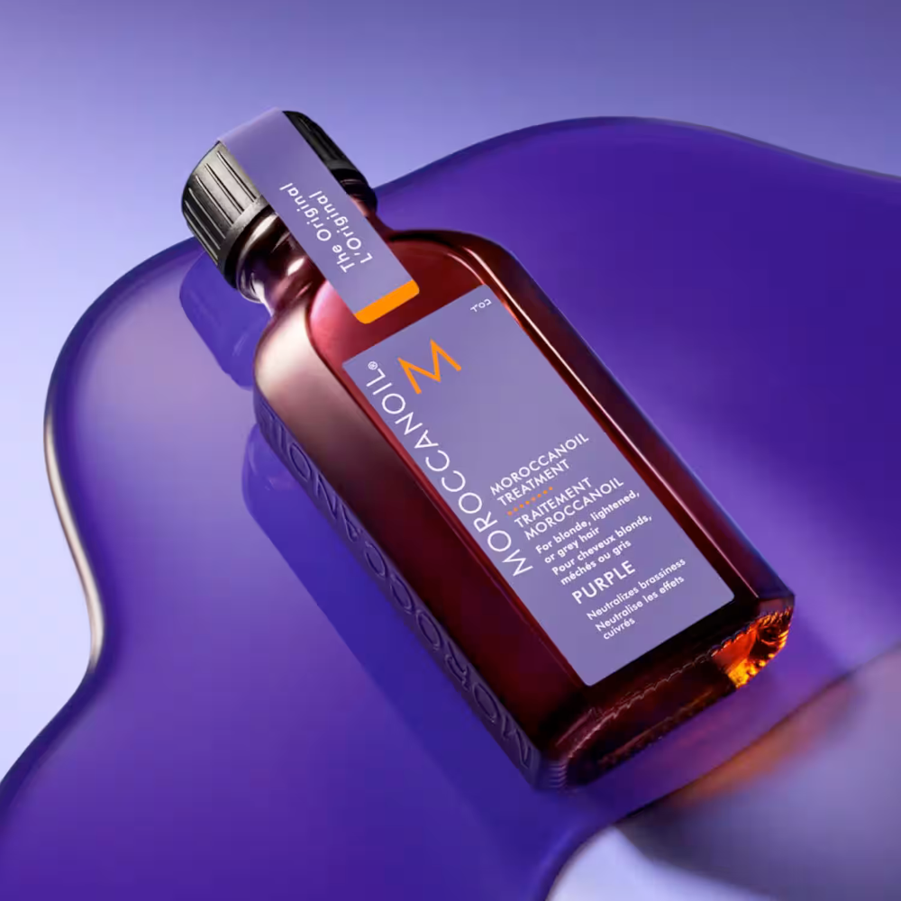 Θεραπεία Moroccanoil Purple Ξανθά Γκρίζα Ή Μαλλιά Ανταύγειες Moroccan Oil Treatment Purple 50ml