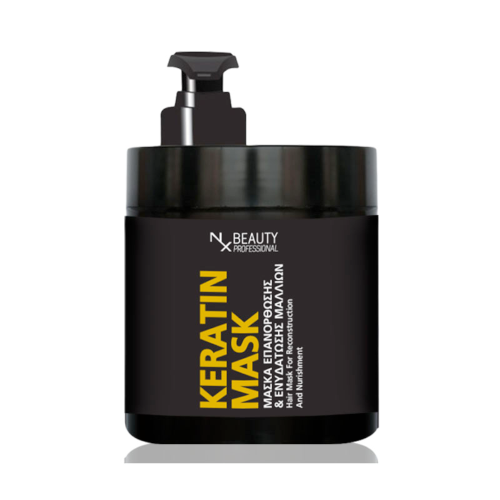 NX Beauty Professional Keratin Mask Μάσκα Μαλλιών για Ενδυνάμωση 1000ml
