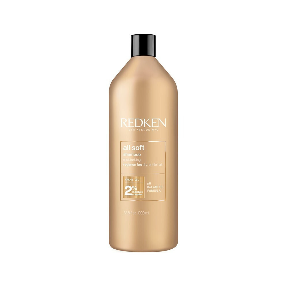 Redken All Soft Σαμπουάν Αναδόμησης/Θρέψης & Ενυδάτωσης για Όλους τους Τύπους Μαλλιών 1000ml