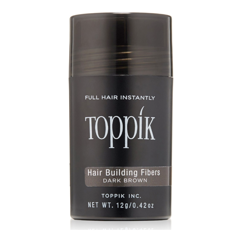 Toppik Ίνες Κάλυψης Αραίωσης Μαλλιών με Κερατίνη Hair Building Fibers Regular Dark Brown 12gr