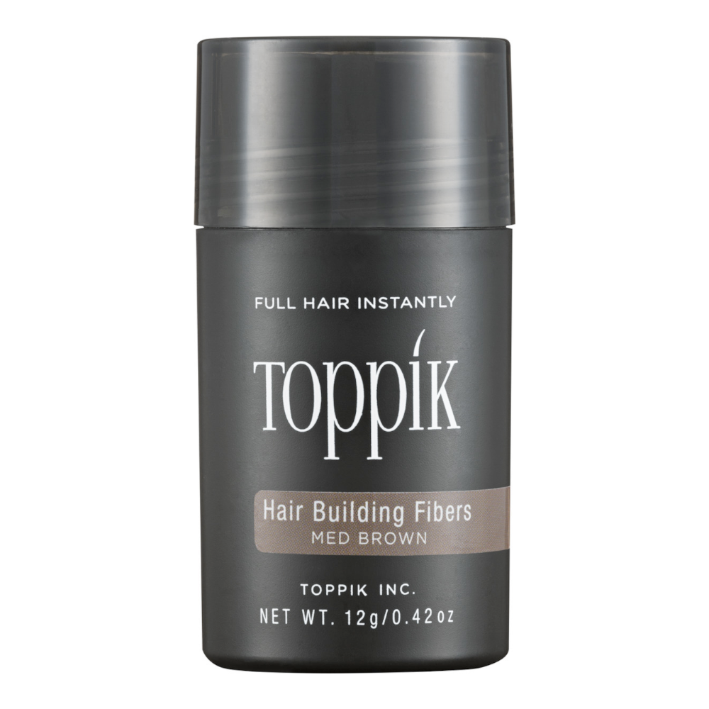 Toppik Ίνες Κάλυψης Αραίωσης Μαλλιών με Κερατίνη Hair Building Fibers Regular Medium Brown 12gr
