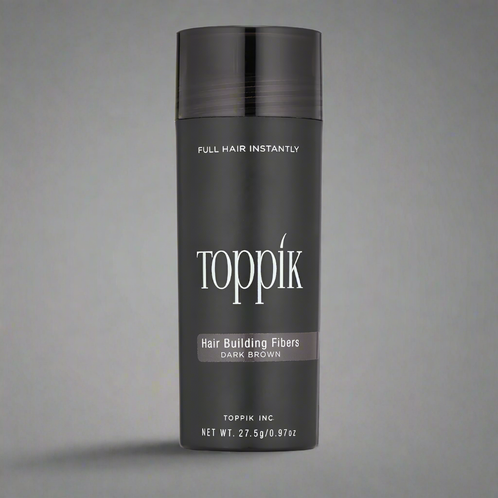 Toppik Ίνες Κάλυψης Αραίωσης Μαλλιών με Κερατίνη Hair Building Fibers Economy Dark Brown 27.5gr