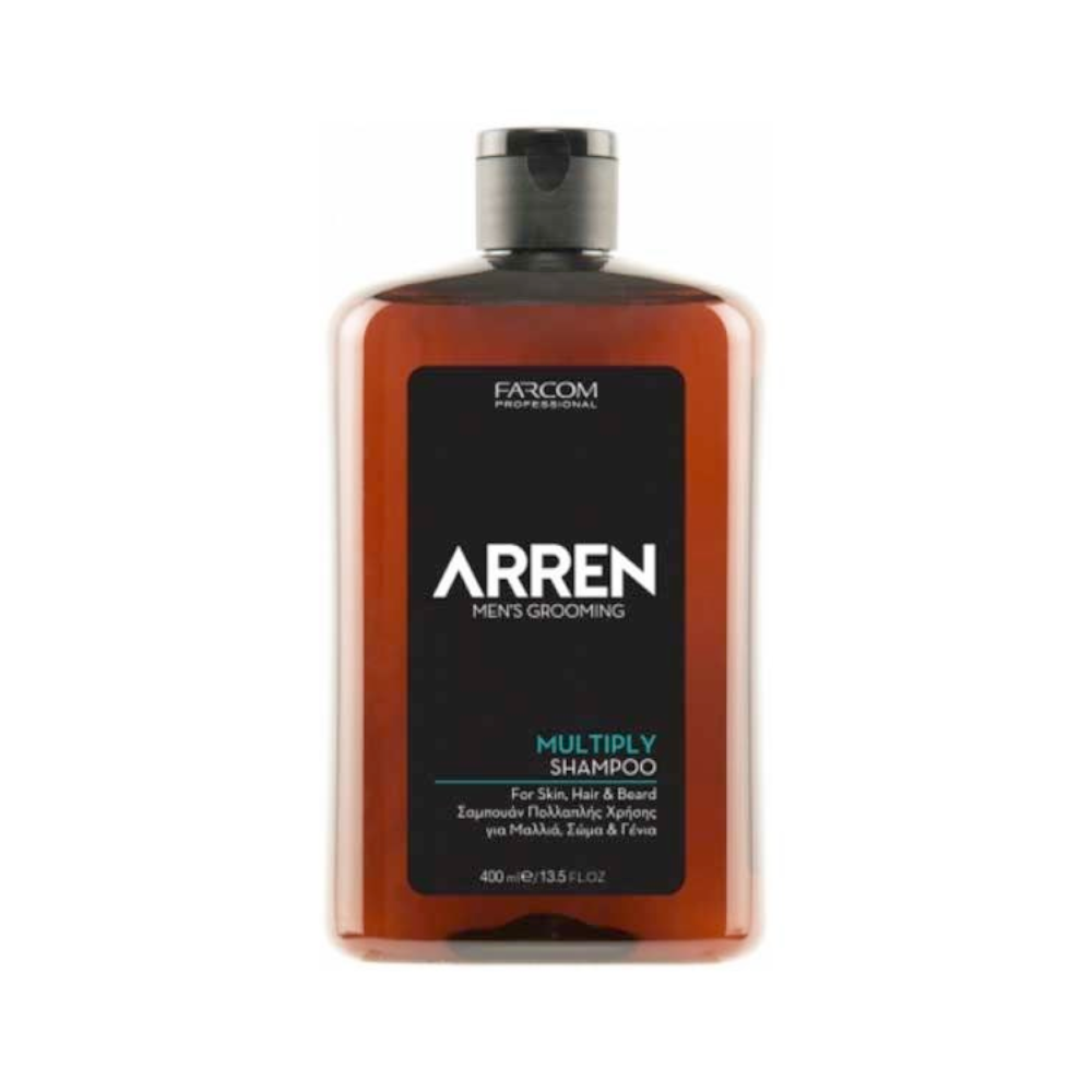Farcom Arren Men's Grooming Multiply Σαμπουάν για Όλους τους Τύπους Μαλλιών 400ml