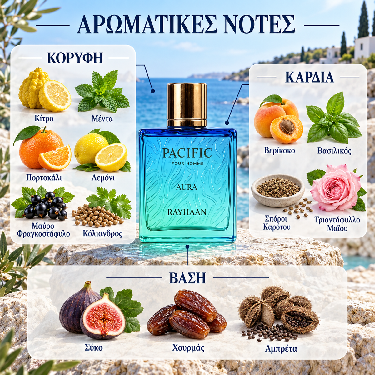 Rayhaan Pacific Aura Eau de Parfum 100ml