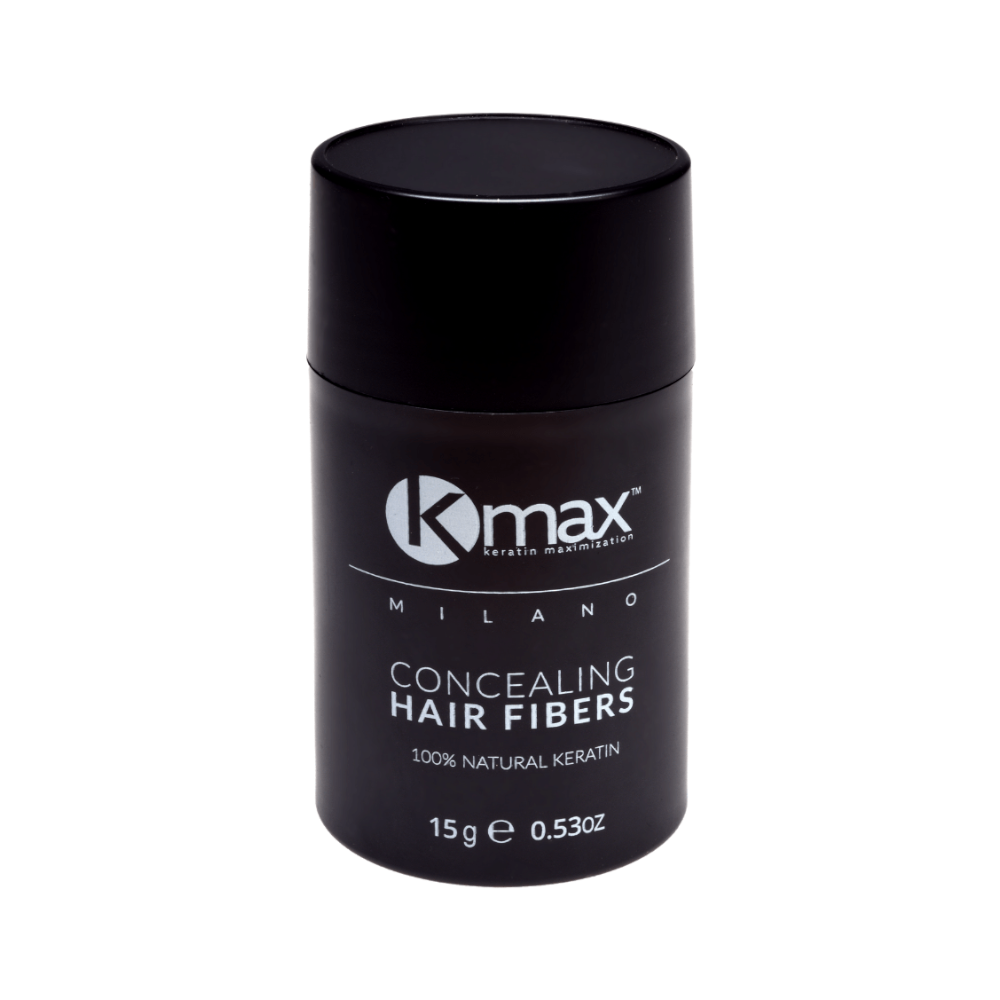 Kmax Milano Ίνες Κάλυψης Αραίωσης Μαλλιών με Κερατίνη Hair Fibers Regular Σκούρο Καστανό 15gr
