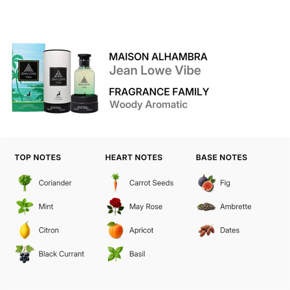 Maison Alhambra Jean Lowe Vibe Eau de Parfum 100ml