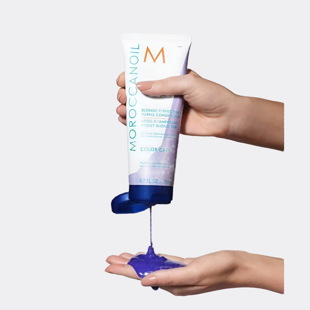 Moroccanoil Blonde Perfecting Purple Conditioner Διατήρησης Χρώματος 200ml