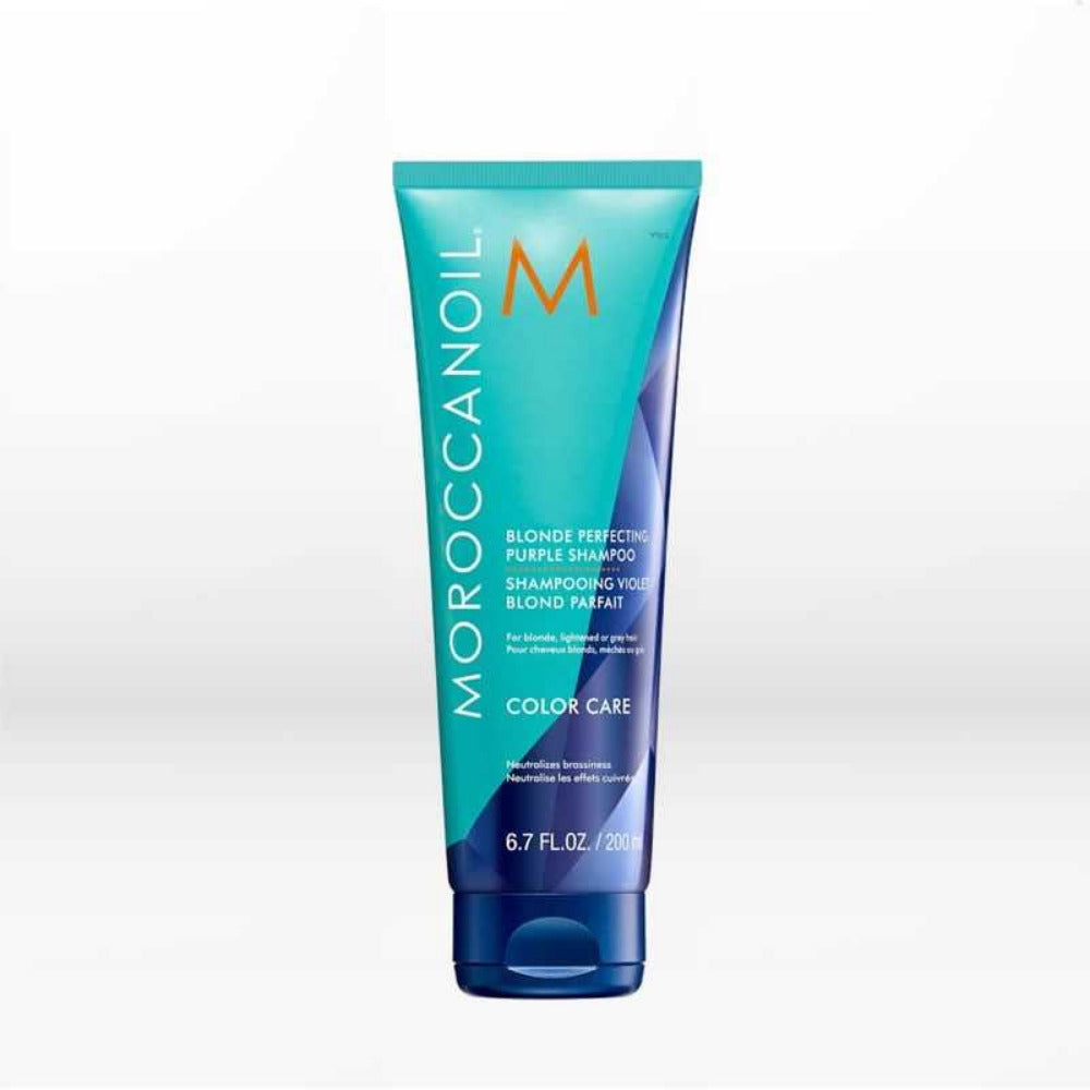 Moroccanoil Blonde Perfecting Σαμπουάν για Διατήρηση Χρώματος για Βαμμένα Μαλλιά 200ml